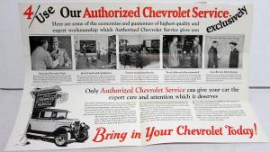 1926 Chevrolet Thousands Of Extra Miles Mailer Folder Brochure Dealer Original
