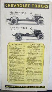 1927 Chevrolet Sales Brochure Folder Sport Cabriolet Landau Sedan Roadster More