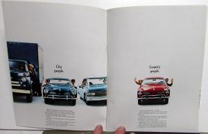 1966 Volkswagen VW Karmann Ghia Dealer Sales Brochure Features Specs