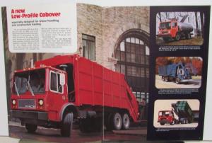 1978 Mack Truck MR Series Refuse Sales Brochure Garbage Refuse Fuel Construction