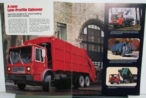 1978 Mack Truck MR Series Refuse Sales Brochure Garbage Refuse Fuel Construction