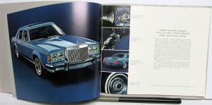 1977 Lincoln Versailles Dealer Prestige Sales Brochure Features Options Specs