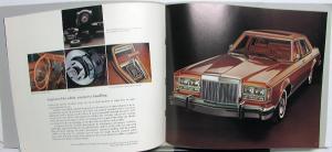 1977 Lincoln Versailles Dealer Prestige Sales Brochure Features Options Specs