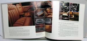 1977 Lincoln Versailles Dealer Prestige Sales Brochure Features Options Specs