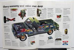 1975 Chevrolet Chevy Pickup CK 10 20 30 Truck Dealer Sales Brochure Original