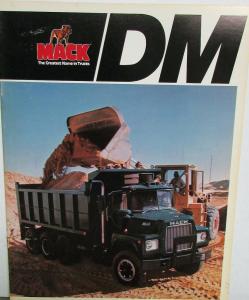 1977 Mack Truck DM Model Sales Brochure