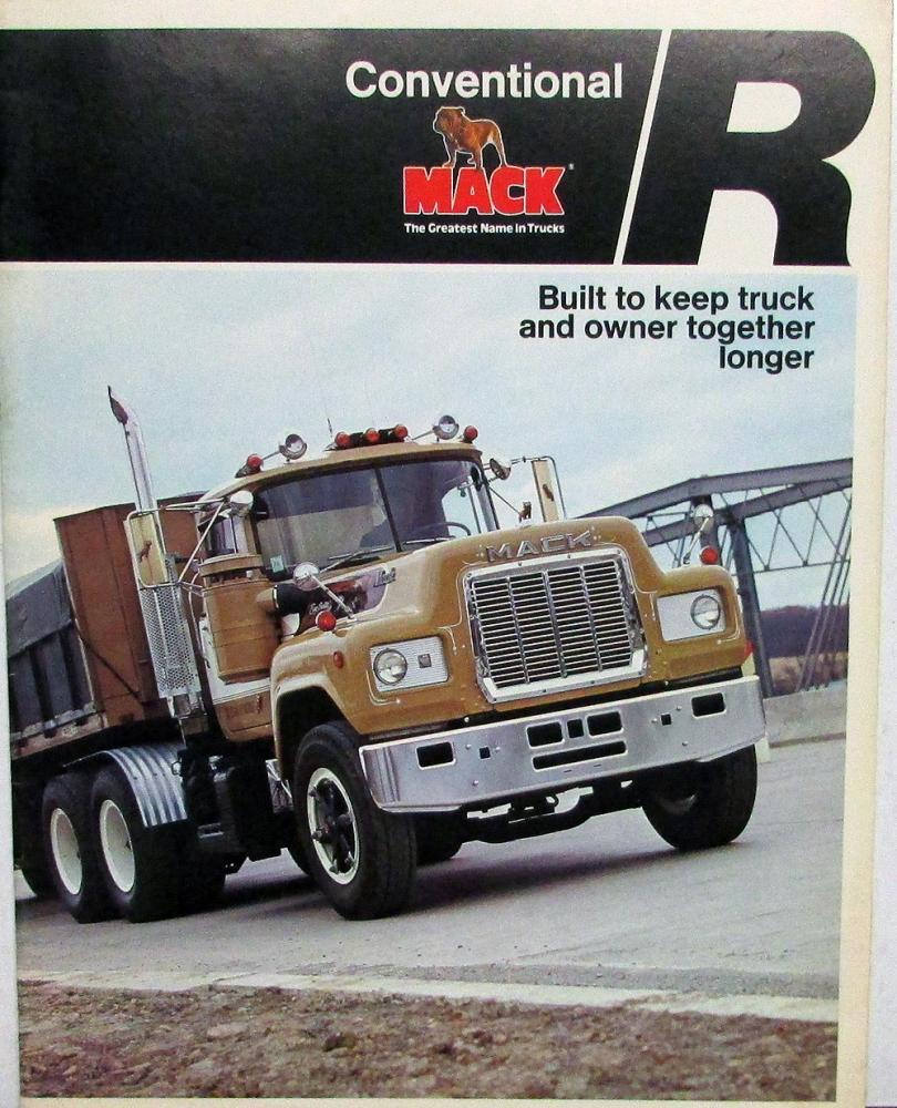 1977 Mack Trucks R Series Conventional Sales Brochure