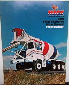 1976 Mack Truck HMN Front Discharge Mixer Chassis Sales Brochure