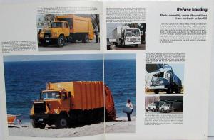 1980 Mack Truck Public Service Sales Brochure Refuse Roads & Street Fire