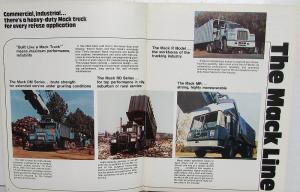 1980 Mack Truck Refuse Hauling Sales Brochure