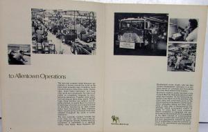 1970s Mack Trucks History Brochure Booklet