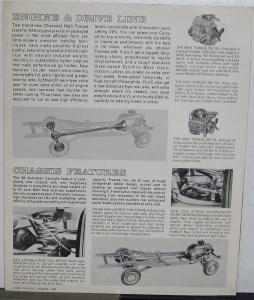 1963 Chevrolet Truck Suburban & Carryalls Original Sales Brochure