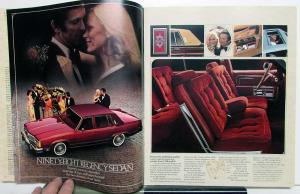 1978 Oldsmobile Prestige Sales Brochure 98 Delta 88 Toronado Custom Cruiser