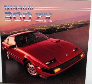 1985 Nissan 300 ZX Turbo & 2+2 Original Dealer Sales Brochure
