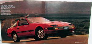 1985 Nissan 300 ZX Turbo & 2+2 Original Dealer Sales Brochure