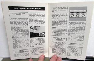 1963 Ford Truck Owners Manual Series 500 Thru 800 HD Care & Op Original