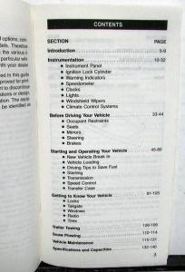 1983 Ford Ranger Truck Owners Manual Guide Original