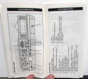 1983 Ford Ranger Truck Owners Manual Guide Original