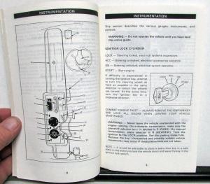 1982 Ford Courier Truck Owners Manual Guide Original