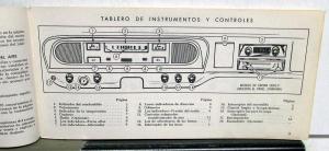 1969 Ford Truck Camiones Spanish Text Owners Manual Pickup 100-350 Foreign