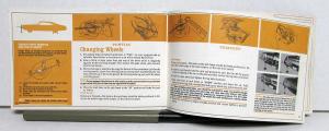 1967 Pontiac Tempest GTO Bonneville Grand Prix Owners Manual & Protection Plan