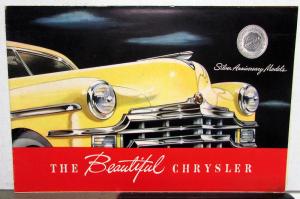 1949 Chrysler Original Sales Brochure Royal Windsor Newport Saratoga New Yorker