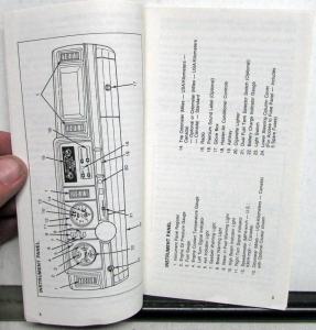 1985 Ford Bronco II & Ranger Truck 2.3L Diesel Engine Owners Manual Supplement
