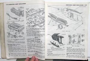 1972 Chrysler Plymouth Imperial Dealer Body Service Shop Repair Manual Orig