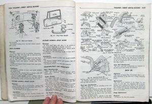 1972 Chrysler Plymouth Imperial Dealer Body Service Shop Repair Manual Orig