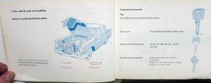 1962 Mercedes-Benz 220/220S Owners Manual