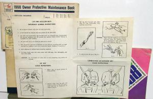 1968 American Motors AMX & Javelin Owners Manual With Packet
