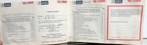 1968 American Motors AMX & Javelin Owners Manual With Packet