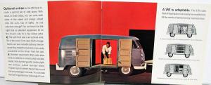 1963 Volkswagen Truck Panel Kombi Double Cab Pickup Sales Brochure