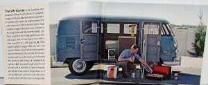 1963 Volkswagen Truck Panel Kombi Double Cab Pickup Sales Brochure