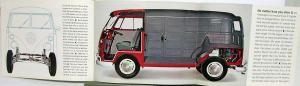 1963 Volkswagen Truck Panel Kombi Double Cab Pickup Sales Brochure