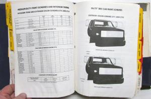 1985 Chevrolet Truck Dealer Data Book Medium Duty Series 40 Thru 70 & EZ Specs