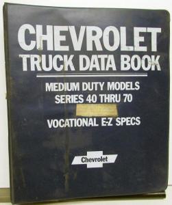 1982 Chevrolet Truck Dealer Data Book Medium Duty Vocational EZ Specs Options