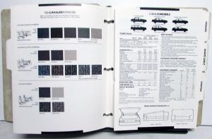 1984 Chevrolet Fleet Buyers Guide Data Book Album Car & Truck Features Options