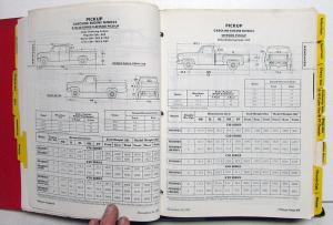 1982 Chevrolet Truck Light Duty Dealer Data Book S10 El Camino Pickup Van Blazer