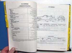 1981 Chevrolet Truck Dealer Data Book Light Duty Pickup El Camino Blazer Van Luv