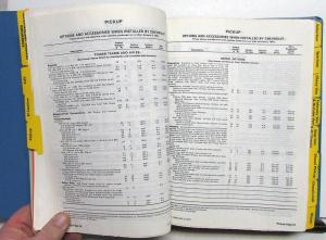 1981 Chevrolet Truck Dealer Data Book Light Duty Pickup El Camino Blazer Van Luv