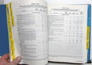 1981 Chevrolet Truck Dealer Data Book Light Duty Pickup El Camino Blazer Van Luv
