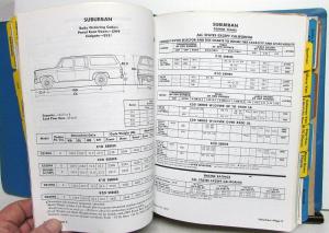 1980 Chevrolet Truck Data Book Sales Reference Light Duty Pickup El Camino Van