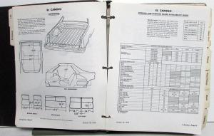 1980 Chevrolet Truck Dealer Sales Album Light Duty Pickup El Camino Van Blazer