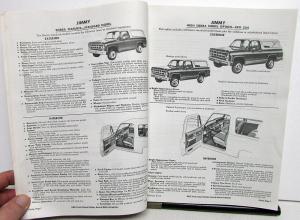 1977 GMC Truck Dealer Data Book Sales Reference Pickup CK Sprint Jimmy Van RV