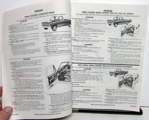 1977 GMC Truck Dealer Data Book Sales Reference Pickup CK Sprint Jimmy Van RV