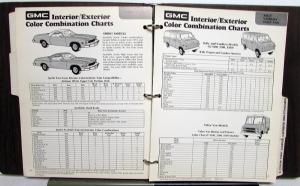 1973 GMC Truck Dealer Color & Trim Book Full Line Pickup Van Medium HD