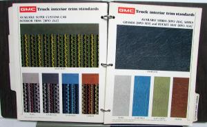 1973 GMC Truck Dealer Color & Trim Book Full Line Pickup Van Medium HD