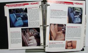 1983 GMC Truck Dealer Color & Trim Book Full Line Pickup Van Medium HD
