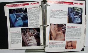 1983 GMC Truck Dealer Color & Trim Book Full Line Pickup Van Medium HD